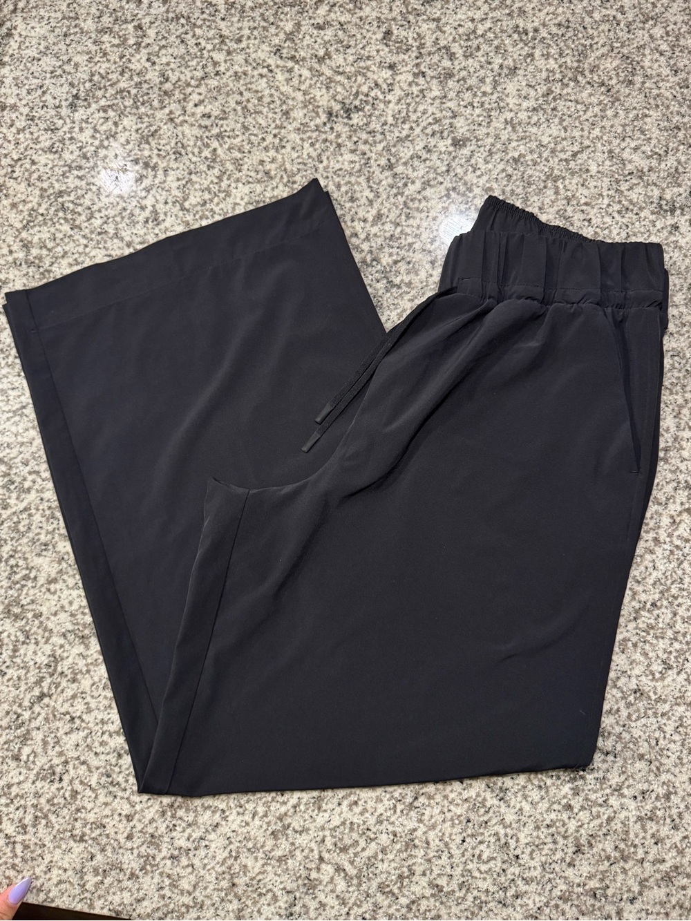 all in motion Black Athletic Wide Leg Womens Casual Stretchy Pants